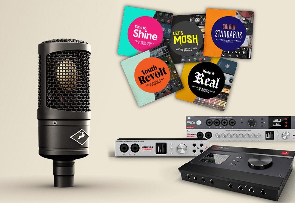 Ofertas de Antelope Audio: Microfone, FX e Cabos Grátis