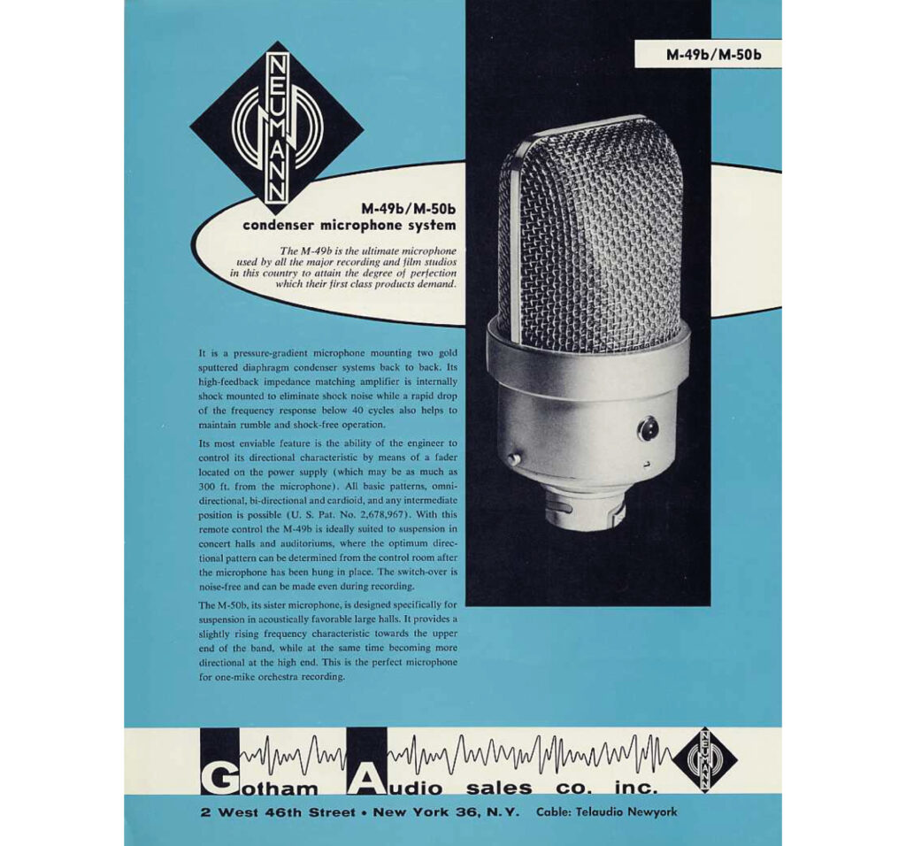 Neumann M49 Advert