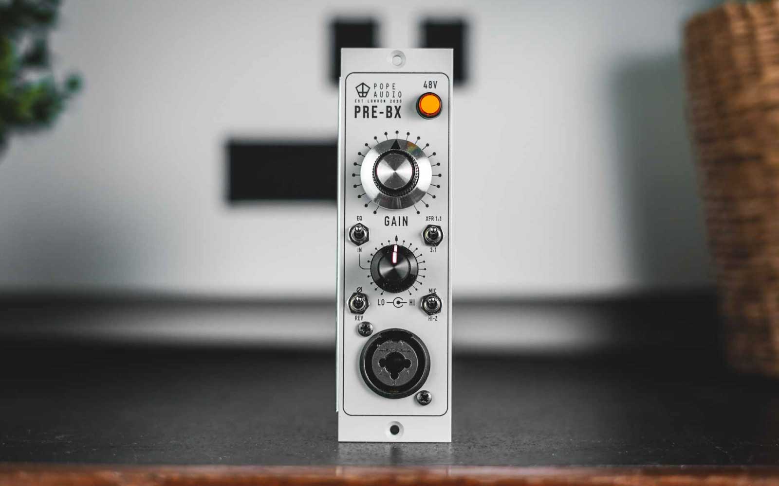 Pope Audio PRE-BX microphone preamp 500 series